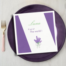 Lavender Purple Baby Shower 