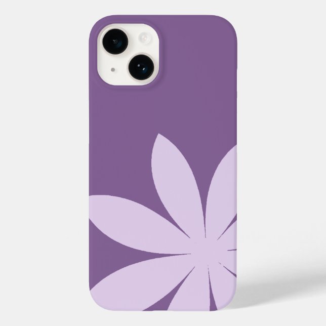 Lavender Purple Daisy Case-Mate iPhone Case (Back)