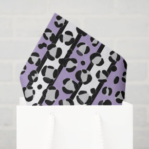 Lavender Purple Leopard Bold Print Tissue Paper