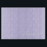 Lavender Purple Modern Script Girly Monogram Name Cutting Board<br><div class="desc">Lavender Purple Simple Script Monogram Name Cutting Board. This makes the perfect graduation,  birthday,  wedding,  bridal shower,  anniversary,  baby shower or bachelorette party gift for someone that loves glam luxury and chic styles.</div>
