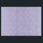 Lavender Purple Modern Script Girly Monogram Name Cutting Board<br><div class="desc">Lavender Purple Simple Script Monogram Name Cutting Board. This makes the perfect graduation,  birthday,  wedding,  bridal shower,  anniversary,  baby shower or bachelorette party gift for someone that loves glam luxury and chic styles.</div>