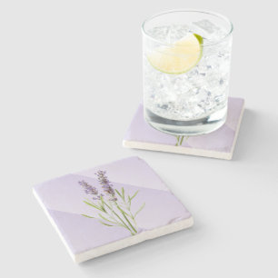 Lavender Purple Soft and Elegant Stone Coaster
