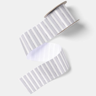Lavender Purple Sparkle Glitter Stripes Bridal Satin Ribbon