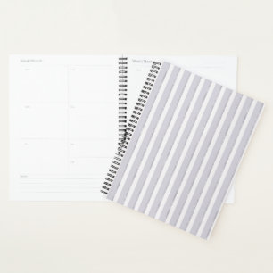 Lavender Purple Sparkle Glitter Stripes   Planner