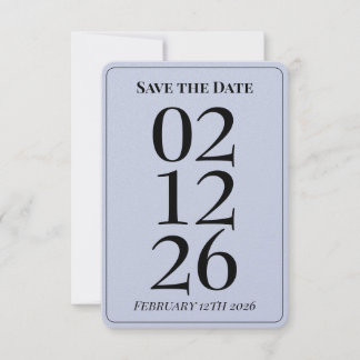 Lavender Purple Wedding Save the Date Cards