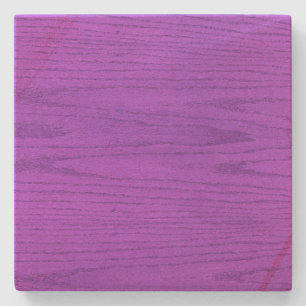 Lavender Purple Woodgrain Square Coaster