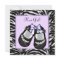 Lavender Purple Zebra Baby Shower