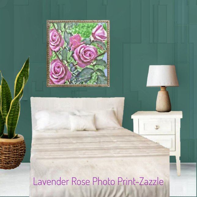 Lavender Rose Bush Photo Print (Creator Uploaded)
