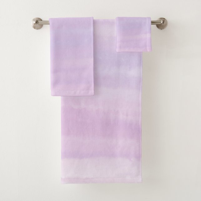 Lavender Rose Is My Favourite Colour Bath Towel Se (Insitu)