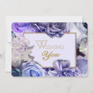Lavender Rose Secret Gardens Birthday Card