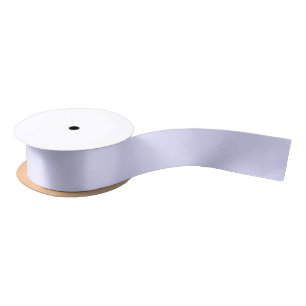 Lavender Rose Soft Pale White Pastel Solid Colour Satin Ribbon