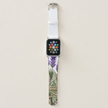 Lavender Sage Boho Apple Watch Strap