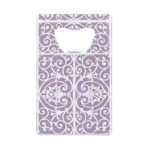 Lavender scrollwork pattern