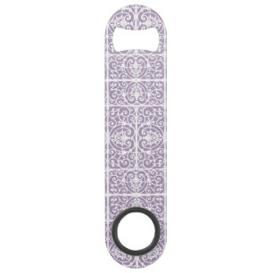Lavender scrollwork pattern