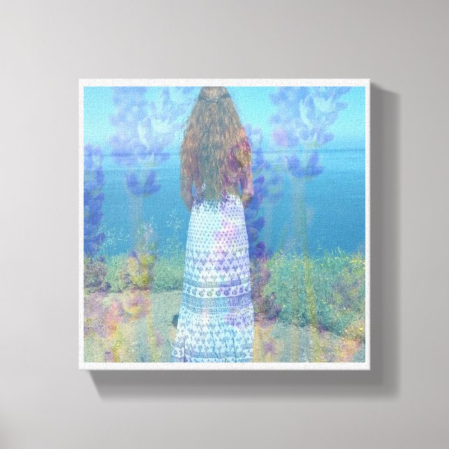 Lavender Sea Canvas Print (Front)