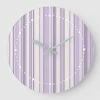 Lavender Shades Soft Ivory Stripes