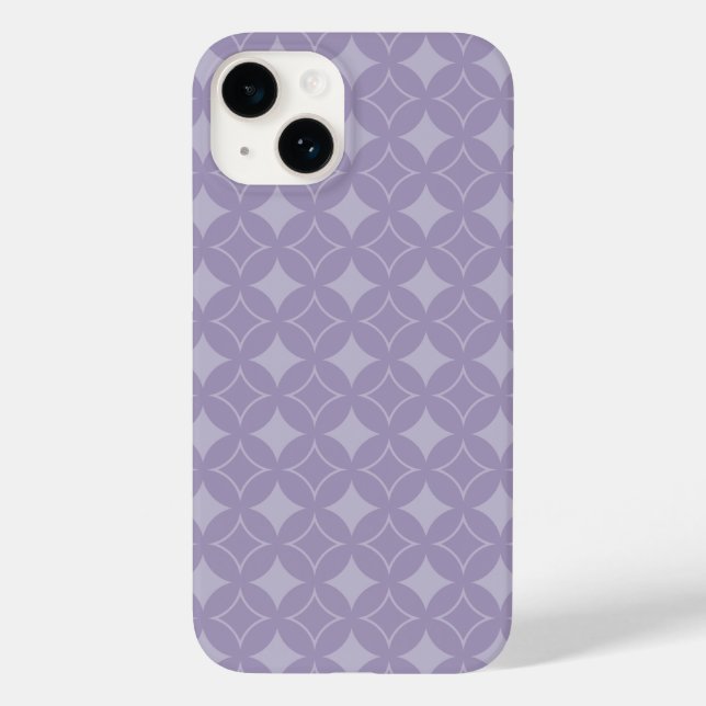 Lavender shippo pattern  Case-Mate iPhone case (Back)