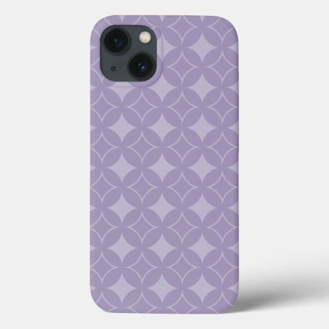 Lavender shippo pattern Case-Mate iPhone case (Back)