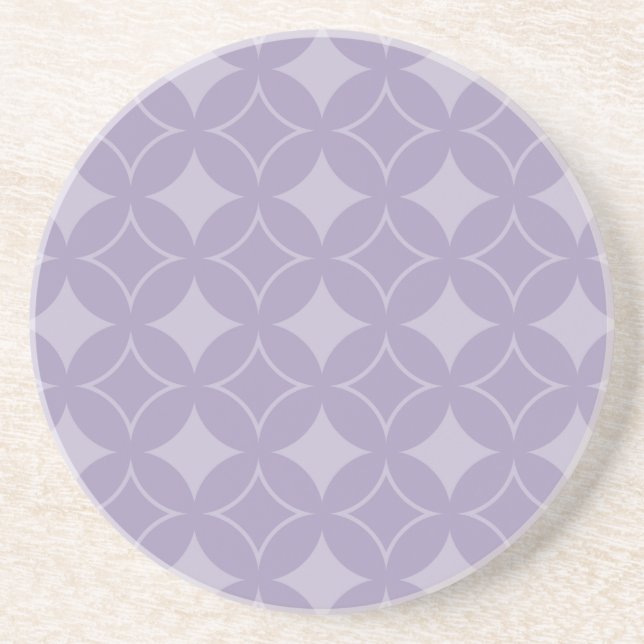 Lavender shippo pattern coaster (Front)