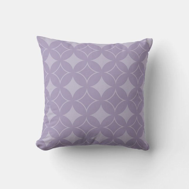 Lavender shippo pattern cushion (Front)