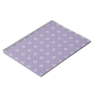 Lavender shippo pattern notebook