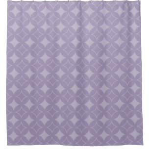 Lavender shippo pattern shower curtain
