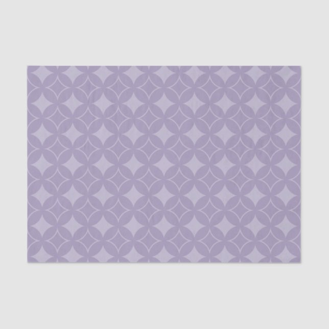 Lavender shippo pattern tissue paper (Front)