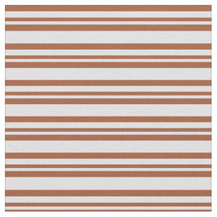 Lavender & Sienna Coloured Lined/Striped Pattern Fabric
