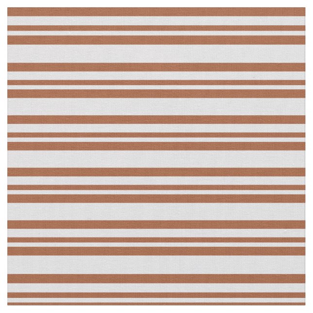 Lavender & Sienna Coloured Lined/Striped Pattern Fabric (Close Up)