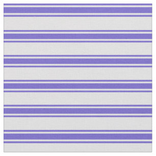 Lavender & Slate Blue Coloured Lines Pattern Fabric