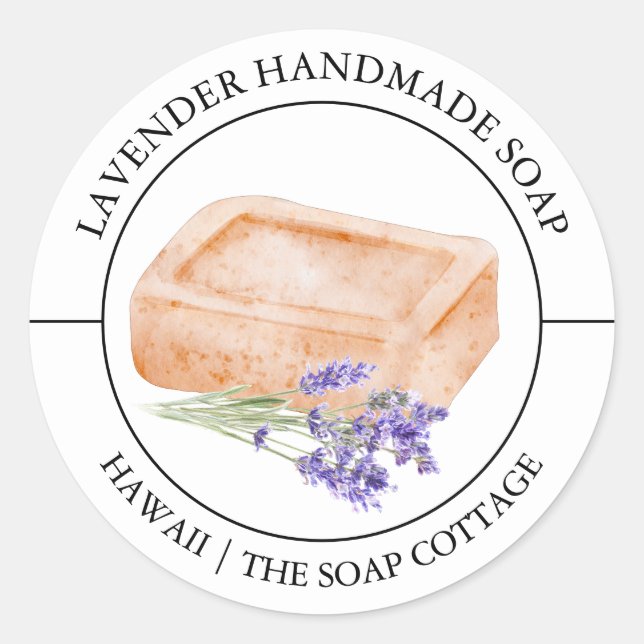 Lavender Soap label (Front)