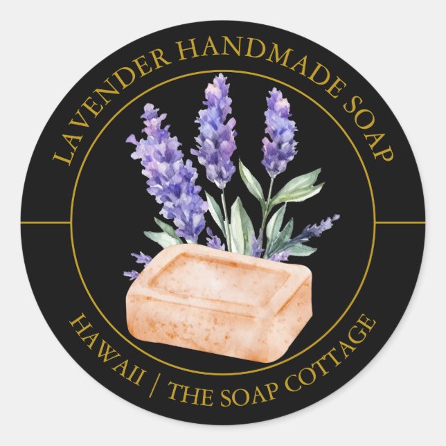 Lavender Soap label (Front)