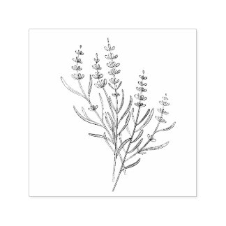 Lavender Sprigs Stamp