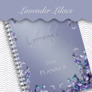 Lavender Spring Lilac  Planner Notebook
