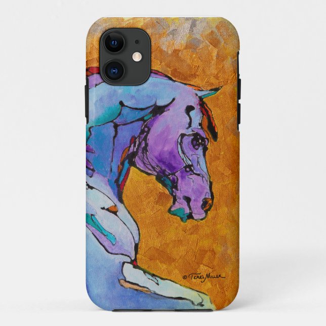 Lavender Stallion Phone Case (Back)