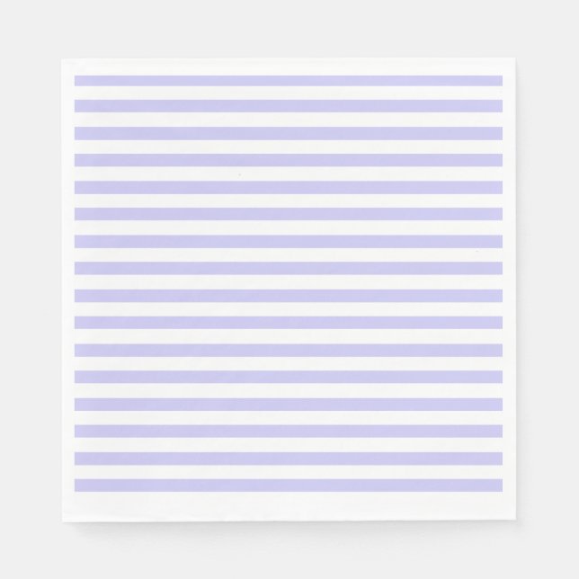 Lavender Striped Napkin (Front)