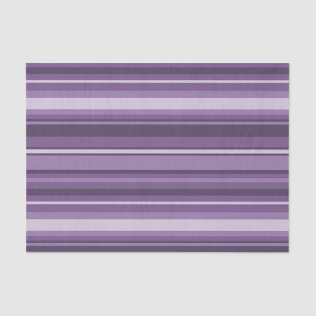 Lavender stripes tissue paper (Front)