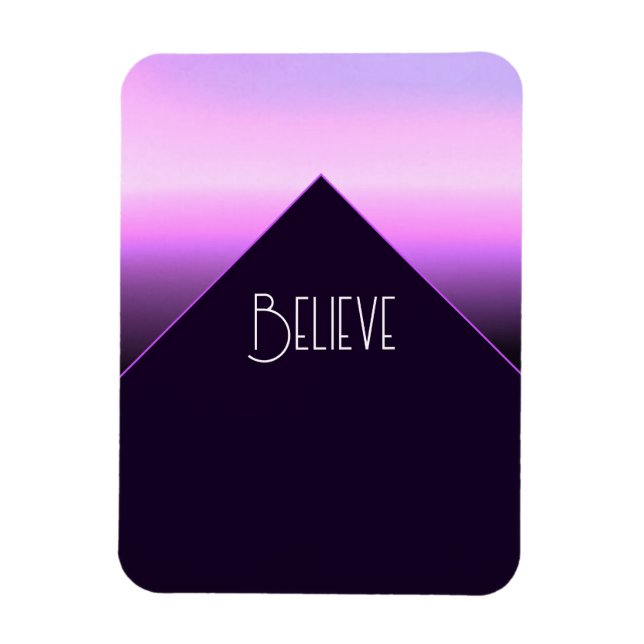 Lavender Sunset Flexible Photo Magnet (Vertical)