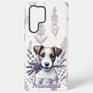 Lavender Terrier Love Samsung Galaxy Case