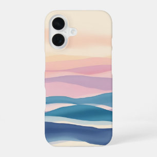 Lavender Tide Fluid Abstract Coastal iPhone 16 Case