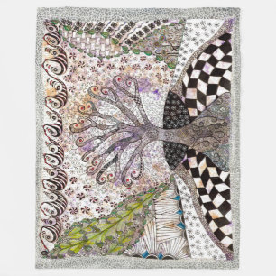 Lavender Tree Blanket