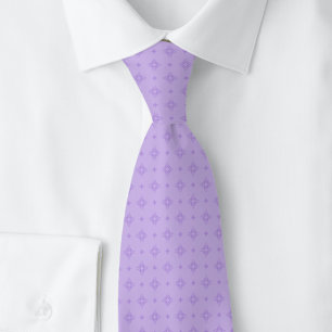 Lavender Tribal Motif Tie