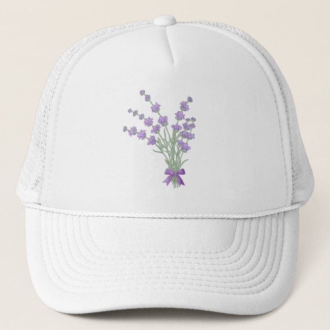 lavender trucker hat (Front)