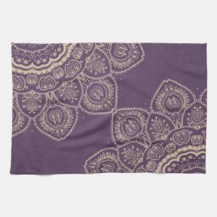 Lavender Tulips Tea Towel