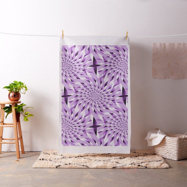 Lavender Twirls....... Fabric (In Situ)