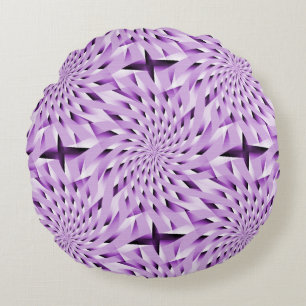 Lavender Twirls...... Round Cushion