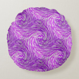 Lavender Twirls...... Round Cushion