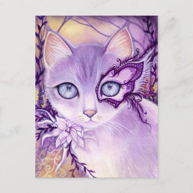 Lavender Venice Night - Postcard (Front)