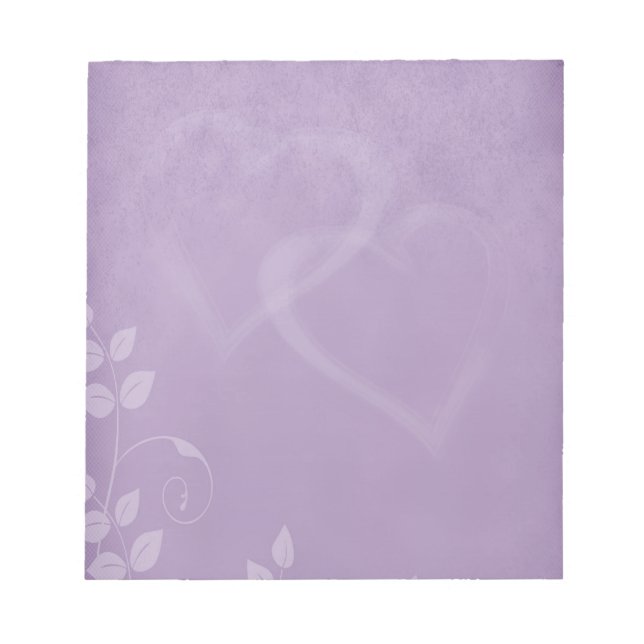 Lavender Vintage Notepad (Front)