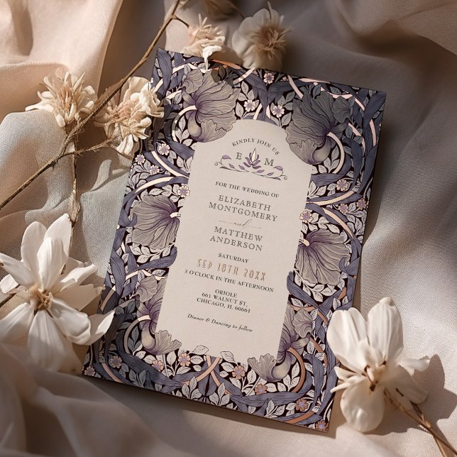 Lavender Vintage Pimpernel Pattern William Morris (Creator Uploaded)